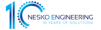 Logo Nesko engineering - ingenieursbureau die in samenwerking met GS Technology aan industrieel 3D printen doet